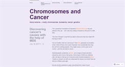 Desktop Screenshot of chromosomesandcancer.com